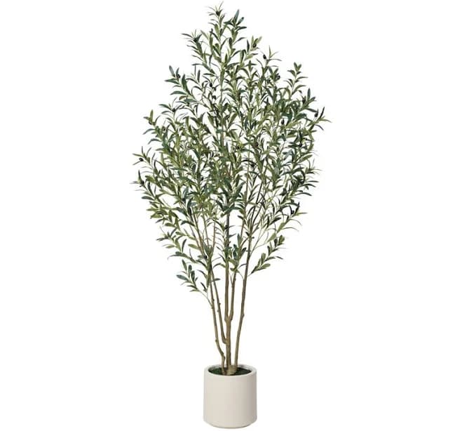 Joss & Main George Artificial Olive Tree