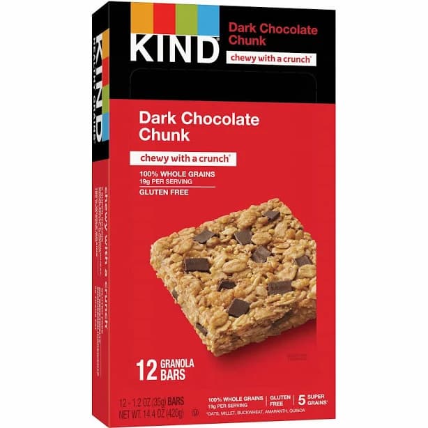 KIND Healthy Grains Bars Dark Chocolate Chunk