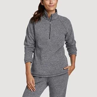 Eddie Bauer Women's Fast Fleece Raglan-Sleeve 1/4-Zip