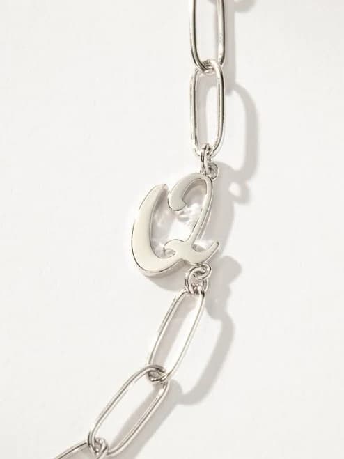 Uncommon James 14k Gold-Plated Cursive Initial Necklace