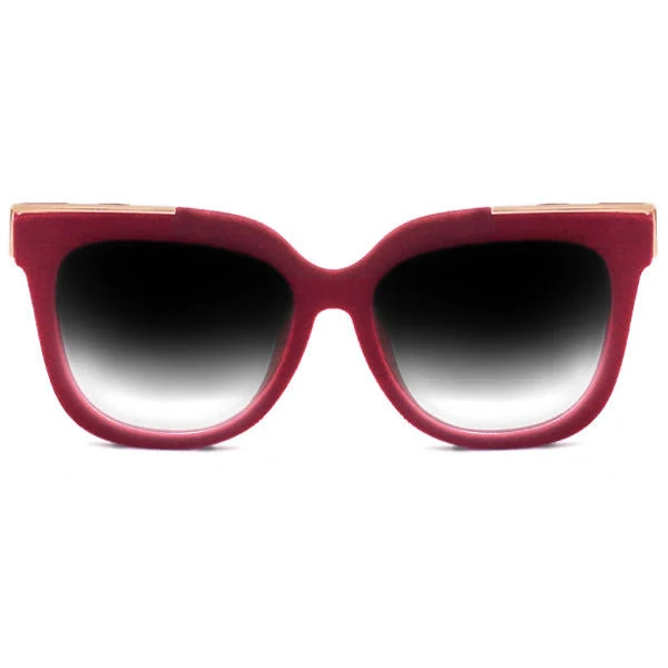 Coco Velvet Wayfarer Sunglasses