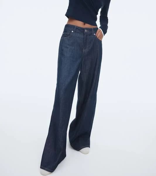 H&M Ladies Wide Regular Jeans