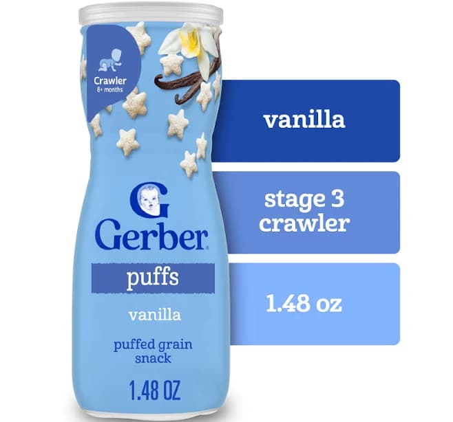 Gerber Puffs Vanilla Cereal Snack