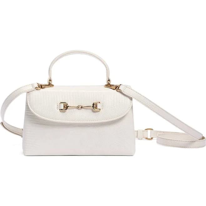 Sam Edelman Loraine Lizard Embossed Top Handle Bag