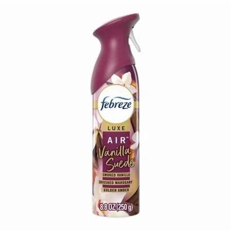 Febreze Air Freshener Spray Odor- Fighting Room Spray Vanilla Suede