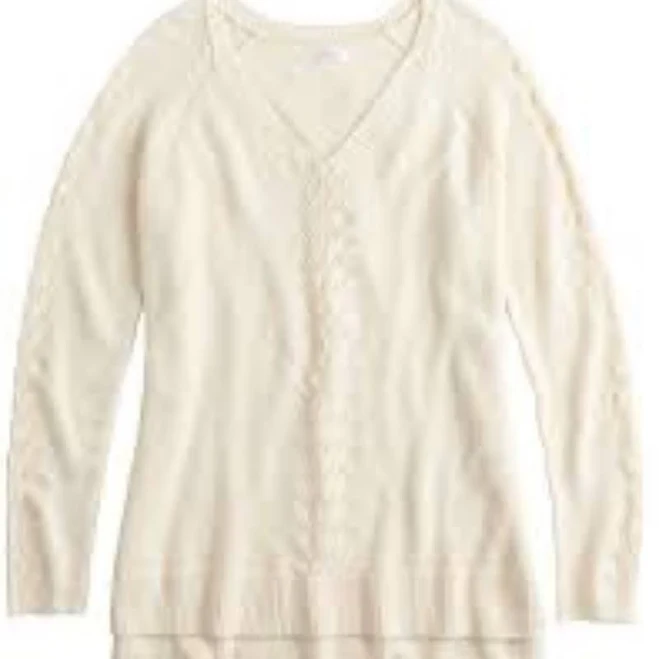 Angelique_A06's Closet Women's Long Sleeve Pointelle Tunic
