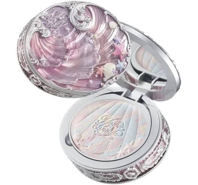 Charles David Flower Knows Shell's Jewel Baked Powder Makeup Setting Powder 02 Dreamy Pink - New Beauty | Size: s