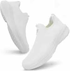 Giniros Mens Sneakers, No Laces, Breathable Mesh Lightweight Casual Comfortable Outdoor Sneakers, White, 7.5 UK : Amazon.com.be: Fashion