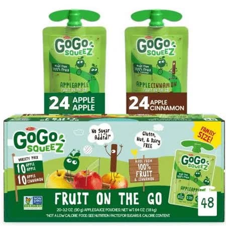 Gogo Squeez Fruit On The Go Variety Pack