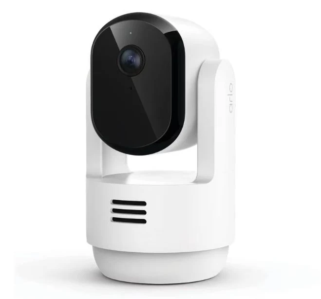 Arlo (VMC2073-1WMNAS) Essential Indoor Pan Tilt Security Camera (2025) White (NEW) White / 1 - Pack