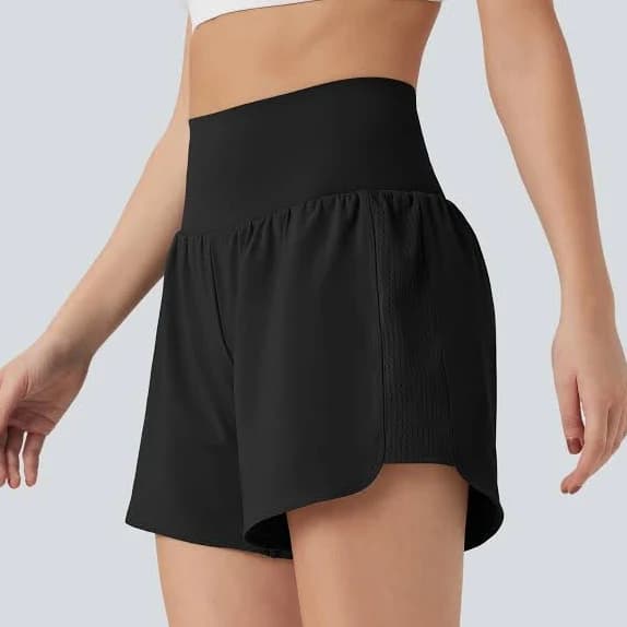Halara Super High Waisted Tummy Control Yoga Shorts with Pockets