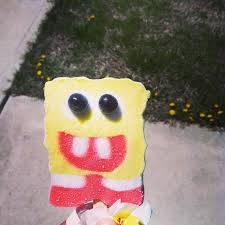 Yay!!! For Spongebob Popsicle!!! Greeting Card by KeVaughn Kerr