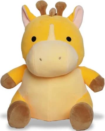 Avocatt Yellow Sitting Giraffe Plush Stuffed Animal