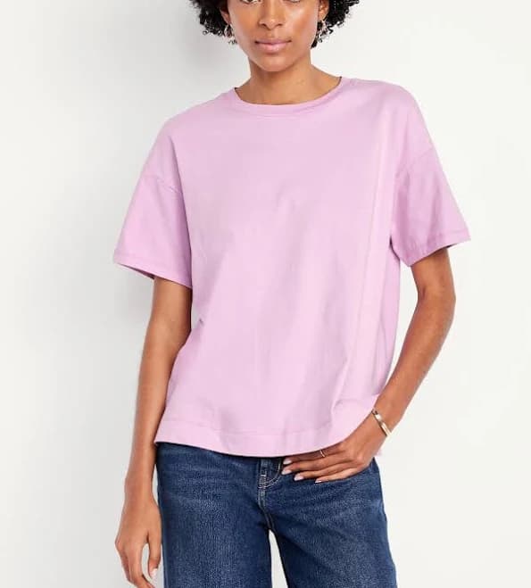 Old Navy Women's Vintage Crew-Neck T-Shirt