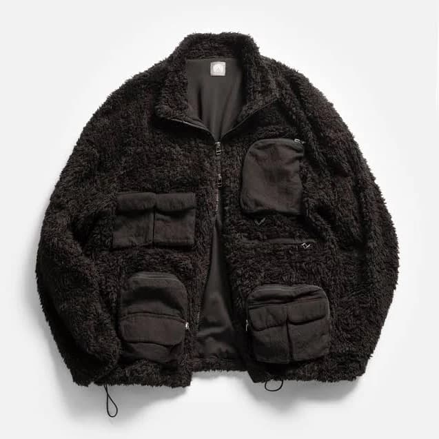 Banks Organic Cotton Sherpa Utility Fleece