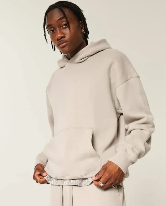 Hollister Men's Feel Good Boxy Hoodie