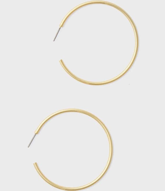 Tuckernuck Jewelry Gold Large Hoop Earrings