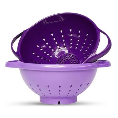Crisp 2-Piece Mini Colander/Strainer Berry Basket