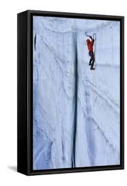 Ice Climbing in the Bernes Oberland, Swiss Alps Photographic Print - Robert Boesch | AllPosters.com