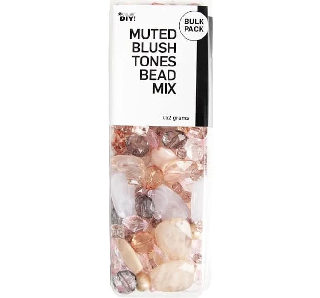 Cousin DIY Muted Blush Tone Acrylic Bead Mix