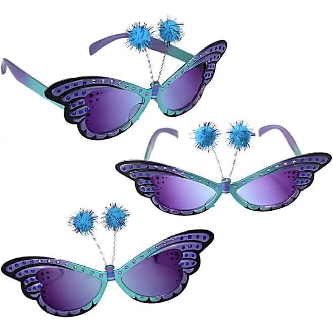 Butterfly Party Costume Sunglasses