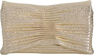 Faux Leather Envelope Clutch Purse