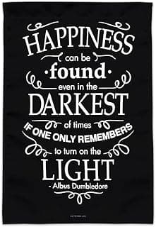 Harry Potter Happiness Quote Garden Yard Flag