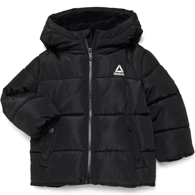 Reebok Toddler Boy's Heavyweight Puffer Jacket with Hood
