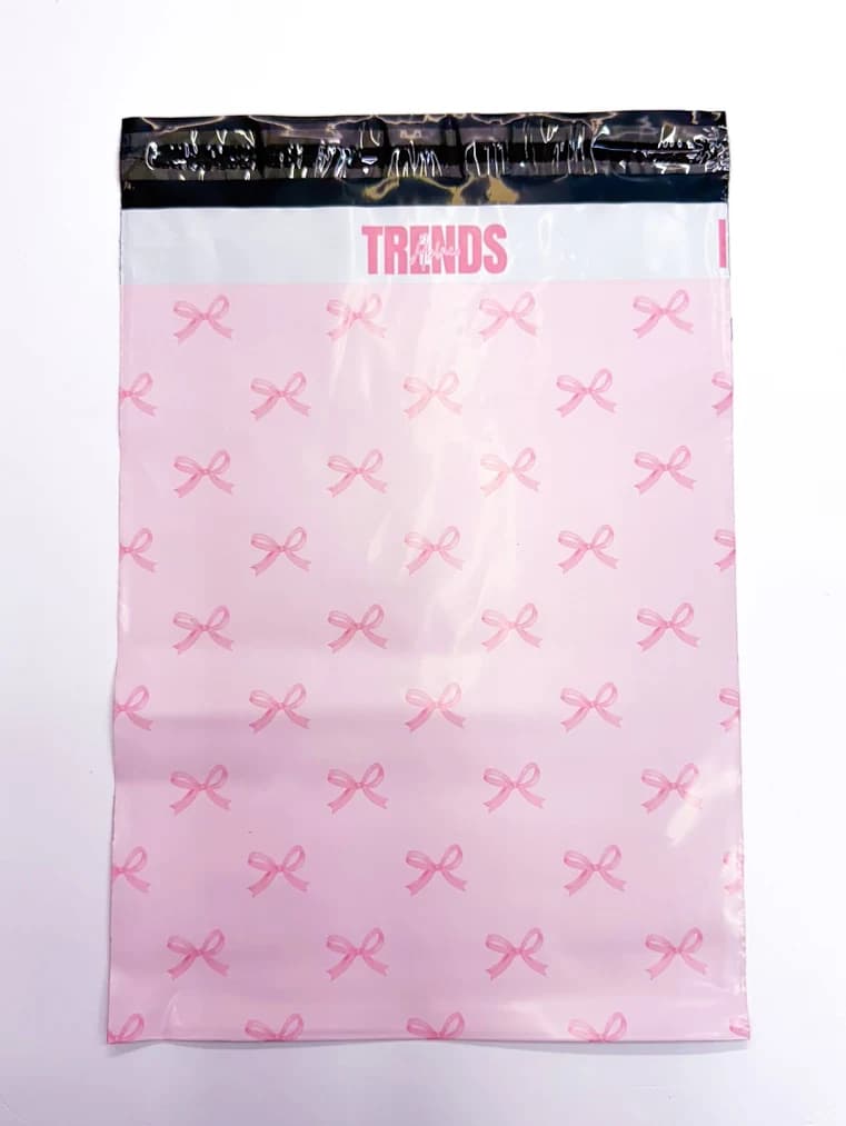Pink Mini Bows Poly Mailers