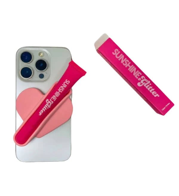 Lip Gloss and Kiss Heart Shaped Keeper Rose