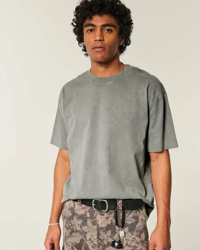 Men's Hollister short sleeve Boxy crewneck T-shirt