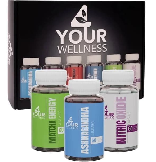 4 YOUR WELLNESS Ashwagandha, Matcha, Nitric Oxide Trio