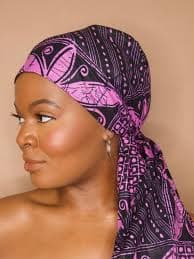 Thokozani Pink African Print Ankara Headwrap – Touch of a Queen