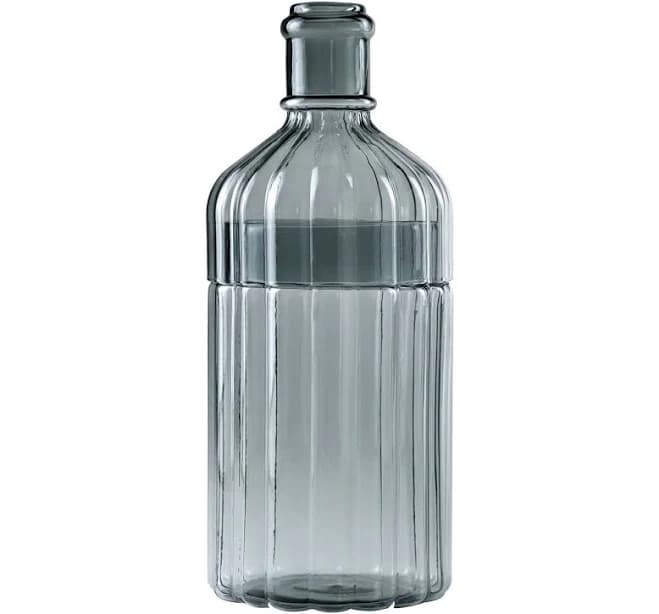 SPICE OF LIFE 2-in-1 Ribbed Glass Flower Vase