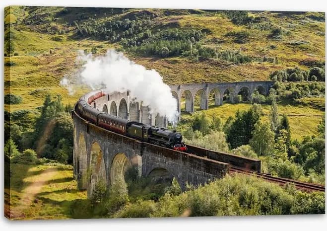 Transportation Hogwarts Express Stretched Canvas