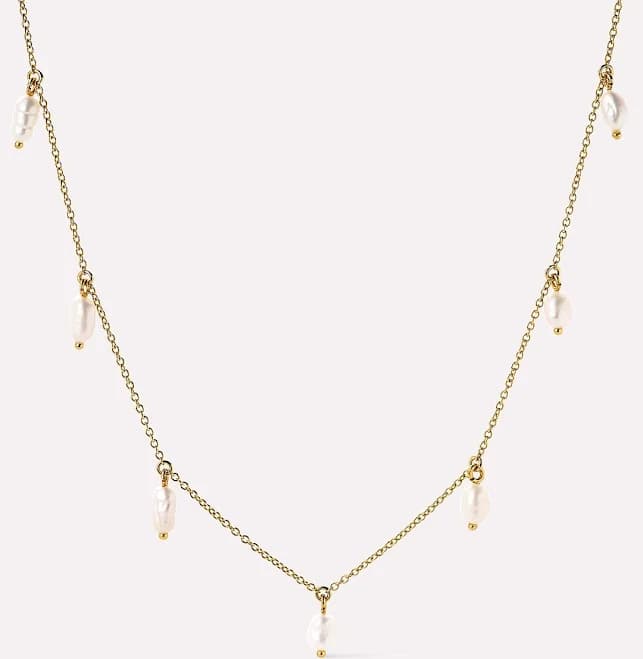 Ana Luisa Loki Waterproof Pearl Necklace