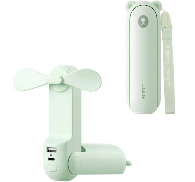 Jisulife 5 in. Personal Fan with 2000mAh Battery