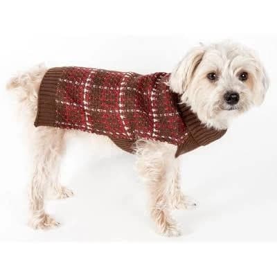 Pet Life Vintage Symphony Static Fashion Knitted Dog Sweater