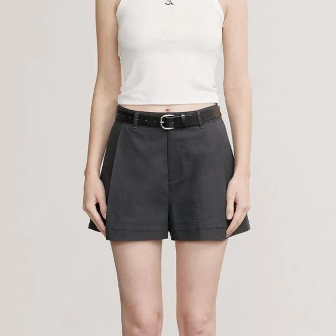 Raw Cut Cotton Shorts