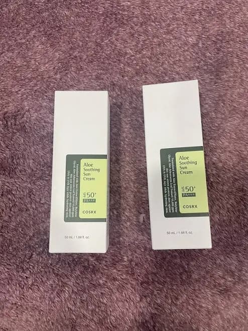 2x Aloe Soothing Sun Cream Spf50+/ Pa+++ 3/26