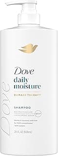 Damage Therapy Shampoo Daily Moisture for Dry Hair with Bio-Protein Care Technology and Hyaluronic Serum 28 Fl Oz