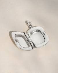 Deja Marc | The Classic Fingerprint Rectangle Locket Pendant – Deja Marc Australia HQ