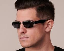 Sting Vintage Sunglasses, Made in Italy. Rectangular Military Sunglasses for Men and Women - Etsy