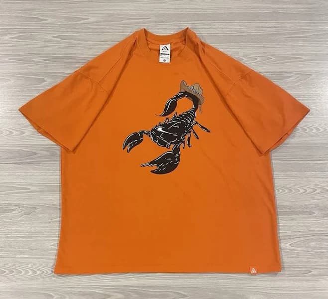 Nike Acg Oc Scorpion Shirt Safety Orange Hv1290-819 Men’s Size Xl