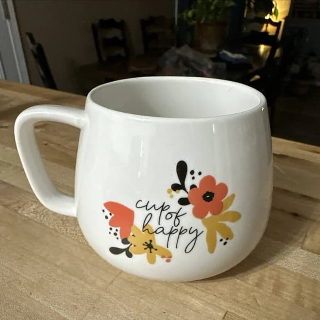 Cup Of Happy Floral Coffee/tea Mug