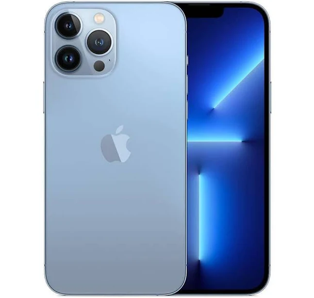 Apple - Refurbished Excellent - iPhone 13 Pro Max A2484 (Fully Unlocked) 128GB - Sierra Blue