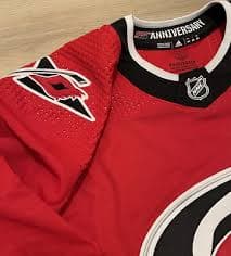 NEW Adidas MiC Carolina Hurricanes Team Issue 25th Anniversary Jersey size 60 | eBay