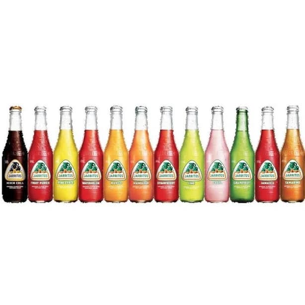 Variety Pack Soda 12.5 Fl Oz Glass Bottle 12 Pack Assorted Flavors
