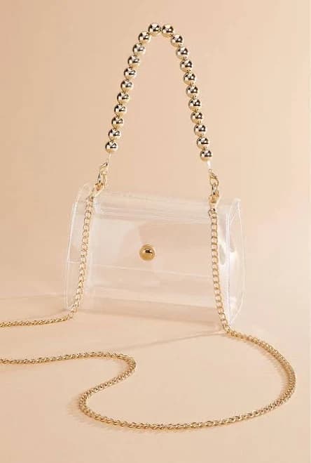 Gold Beaded Crossbody