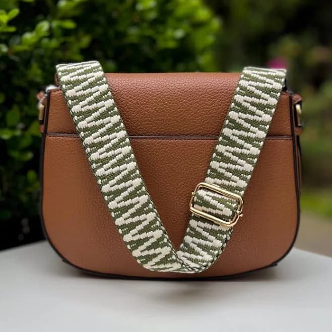 Embroidered Crossbody Purse Strap